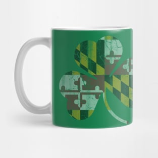 State Flag of Maryland Flag Shamrock Mug